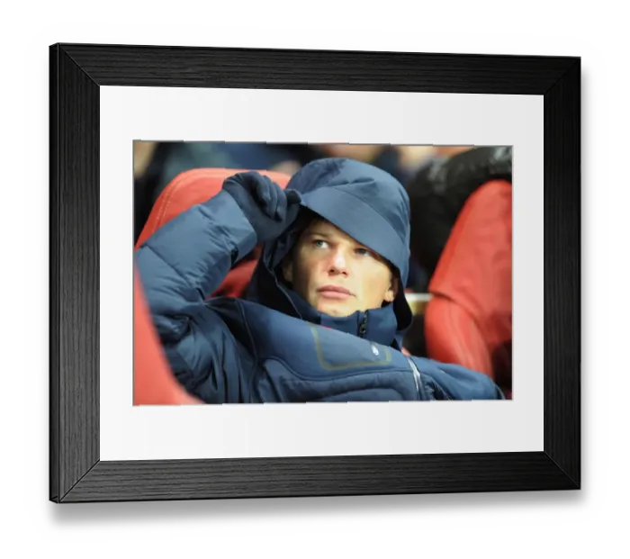 Framed Print : Andre Arshavin of Arsenal the UEFA Champions League Group F match between Arsenal FC