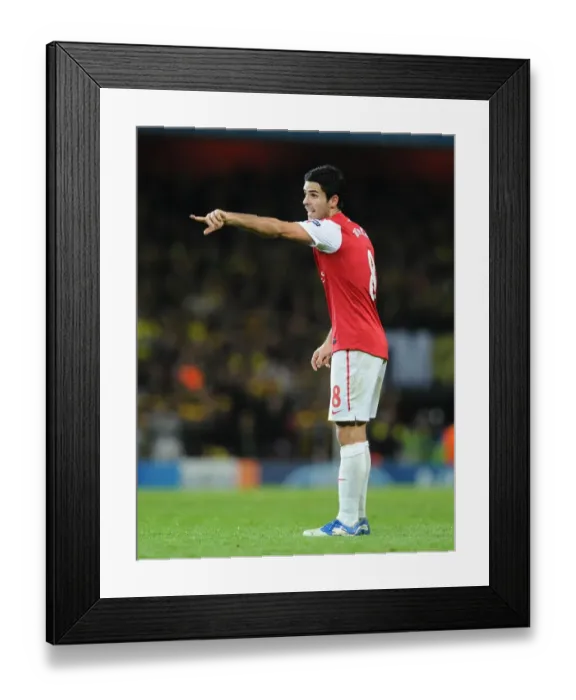 Framed Print : Mikel Arteta Leads Arsenal Against Borussia Dortmund in Champions League Showdown Framed Print : Mikel Arteta Leads Arsenal Against Borussia Dortmund in Champions League Showdown