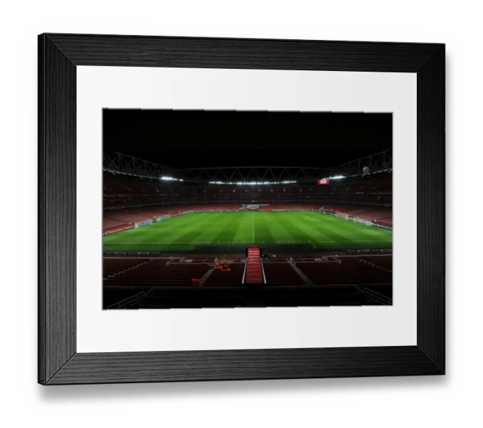 Framed Print : Champions League Clash: Arsenal vs. Borussia Dortmund at Emirates Stadium Framed Print : Champions League Clash: Arsenal vs. Borussia Dortmund at Emirates Stadium