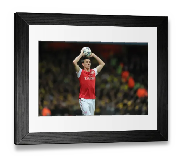 Framed Print : Arsenal's Koscielny Scores in 2-0 Victory over Borussia Dortmund in UEFA Champions League (2011) Framed Print : Arsenal's Koscielny Scores in 2-0 Victory over Borussia Dortmund in UEFA Champions League (2011)