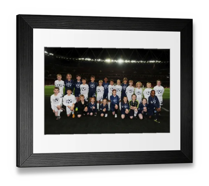 Framed Print : Champion League Showdown: Arsenal FC vs. Borussia Dortmund at Emirates Stadium (2011-12) Framed Print : Champion League Showdown: Arsenal FC vs. Borussia Dortmund at Emirates Stadium (2011-12)