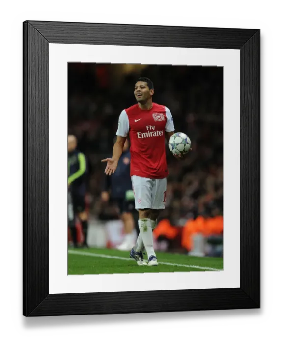 Framed Print : Andre Santos in Action: Arsenal vs Borussia Dortmund, UEFA Champions League, 2011
