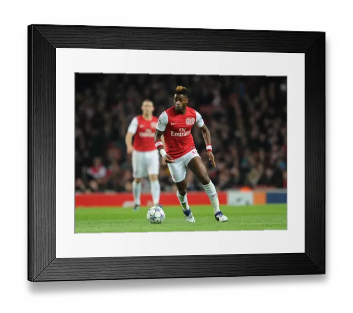 Framed Print : Arsenal 2:0 Borussia Dortmund - Alex Song's Brilliant Performance: Arsenal FC in UEFA Champions League Group F (2011-12) Framed Print : Arsenal 2:0 Borussia Dortmund - Alex Song's Brilliant Performance: Arsenal FC in UEFA Champions League Group F (2011-12)