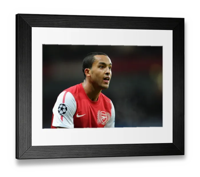 Framed Print : Theo Walcott's Brilliant Performance: Arsenal's 2-0 UEFA Champions League Victory over Borussia Dortmund (November 23, 2011) Framed Print : Theo Walcott's Brilliant Performance: Arsenal's 2-0 UEFA Champions League Victory over Borussia Dortmund (November 23, 2011)