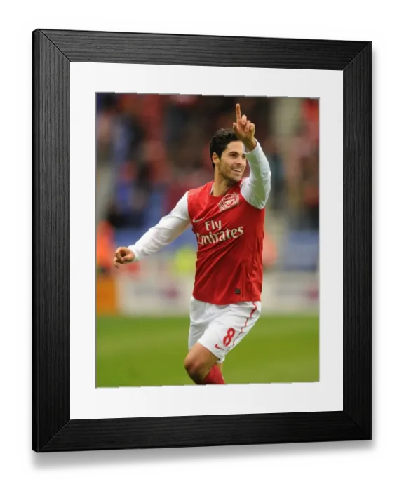 Framed Print : Mikel Arteta's Historic Goal: Arsenal's Triumph at Wigan Athletic (Premier League 2011-12) Framed Print : Mikel Arteta's Historic Goal: Arsenal's Triumph at Wigan Athletic (Premier League 2011-12)