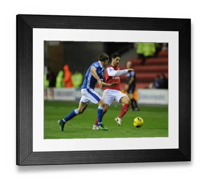 Framed Print : Mikel Arteta Breaks Past Ronnie Stam: Wigan Athletic vs Arsenal, Premier League 2011-12 Framed Print : Mikel Arteta Breaks Past Ronnie Stam: Wigan Athletic vs Arsenal, Premier League 2011-12