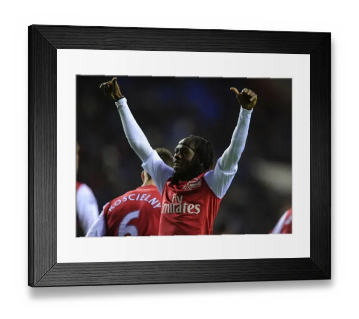 Framed Print : Gervinho's Hat-Trick: Arsenal's Dominant Victory over Wigan Athletic in the 2011-12 Premier League Framed Print : Gervinho's Hat-Trick: Arsenal's Dominant Victory over Wigan Athletic in the 2011-12 Premier League