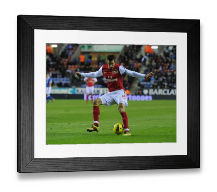 Framed Print : Robin van Persie's Magical Trickery: A Mesmerizing Moment from Wigan Athletic vs. Arsenal, Premier League 2011-12 Framed Print : Robin van Persie's Magical Trickery: A Mesmerizing Moment from Wigan Athletic vs. Arsenal, Premier League 2011-12