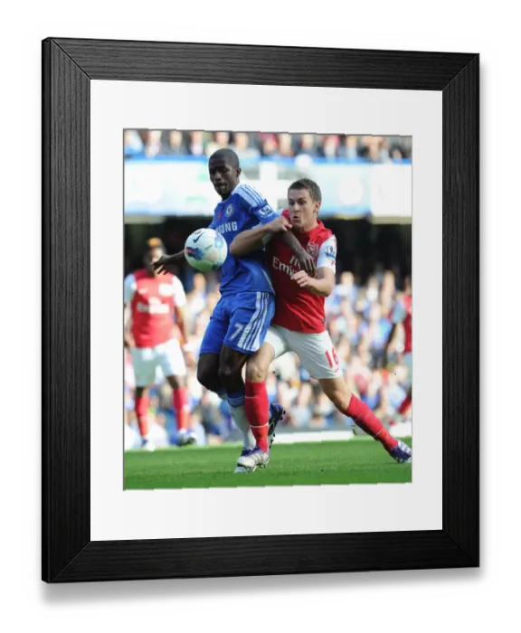 Framed Print : Arsenal's Comeback: Ramsey Sparks 5-3 Victory Over Chelsea in the Premier League