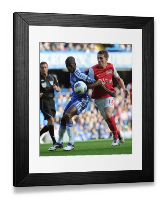 Framed Print : Arsenal's Comeback: Ramsey Sparks 3-5 Victory Over Chelsea in the Premier League