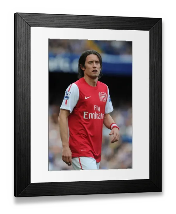 Framed Print : Tomas Rosicky's Five-Goal Blitz: Arsenal's Epic Comeback Against Chelsea in the Premier League (29 / 10 / 11)