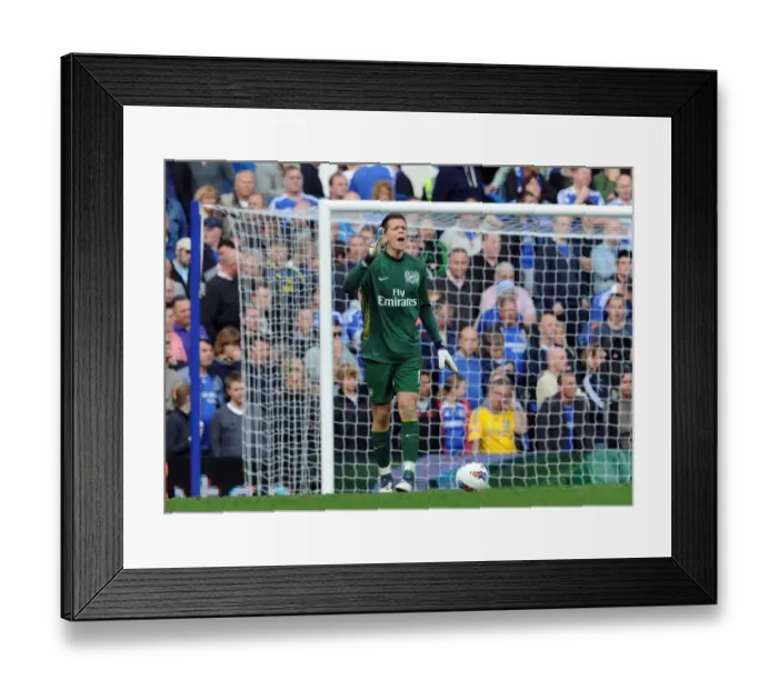 Framed Print : Wojciech Szczesny's Unforgettable Night: Arsenal's 5-3 Victory over Chelsea in the Premier League