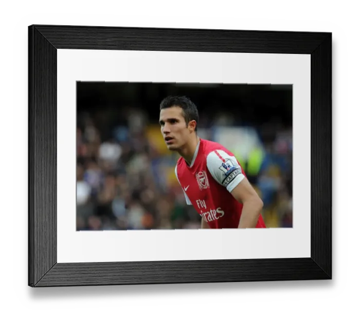 Framed Print : Robin van Persie's Five-Goal Onslaught: Arsenal's Epic 5-3 Win Over Chelsea (Premier League, Stamford Bridge, 29 / 10 / 11)