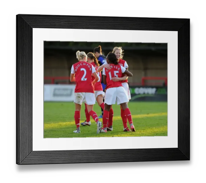 Framed Print : Danielle Carter's Five-Goal Onslaught: Arsenal Women's Champions League Victory over Rayo Vallecano Framed Print : Danielle Carter's Five-Goal Onslaught: Arsenal Women's Champions League Victory over Rayo Vallecano