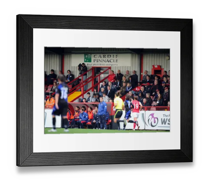 Framed Print : Ivan Gazidis Arsenal CEO watches the match in the Directors Box with Vic Akers Former Arsenal Ladies Manager. Arsenal Ladies 5: 1 Rayo Vallecano. Womens UEFA Champions League. Round of 16, 2nd Leg. Borehamwood, Herts, 9 / 11 / 11. Credit : Arsenal Football Club / Framed Print : Ivan Gazidis Arsenal CEO watches the match in the Directors Box with Vic Akers Former Arsenal Ladies Manager. Arsenal Ladies 5: 1 Rayo Vallecano. Womens UEFA Champions League. Round of 16, 2nd Leg. Borehamwood, Herts, 9 / 11 / 11. Credit : Arsenal Football Club /