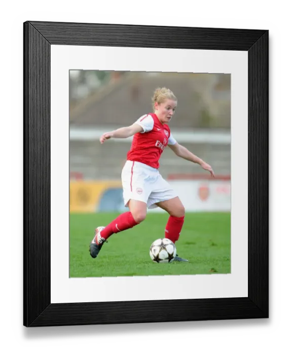 Framed Print : Kim Little (Arsenal). Arsenal Ladies 5: 1 Rayo Vallecano. Womens UEFA Champions League