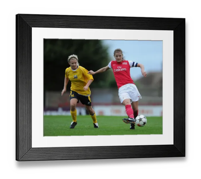 Framed Print : Arsenal Women's Dominance: Katie Chapman Scores Six as Arsenal Ladies Crush Bobruichanka in UEFA Champions League