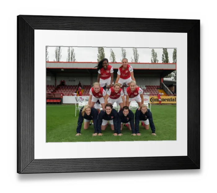 Framed Print : Arsenal Women's UEFA Champions League Triumph: A 6-0 Thrashing of Bobruichanka (2011-12) Framed Print : Arsenal Women's UEFA Champions League Triumph: A 6-0 Thrashing of Bobruichanka (2011-12)
