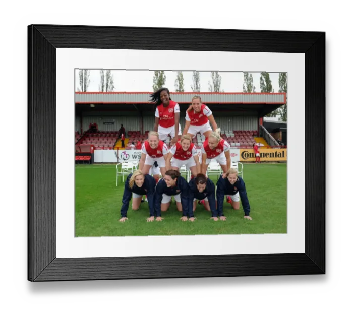 Framed Print : Arsenal Women's UEFA Champions League Triumph: A Historic 6-0 Victory over Bobruichanka (2011-12) Framed Print : Arsenal Women's UEFA Champions League Triumph: A Historic 6-0 Victory over Bobruichanka (2011-12)