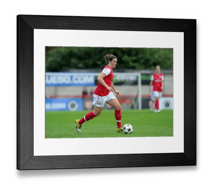 Framed Print : Jennifer Beattie (Arsenal). Arsenal Ladies 6: 0 Bobruichanka. Womeans UEFA Champions League