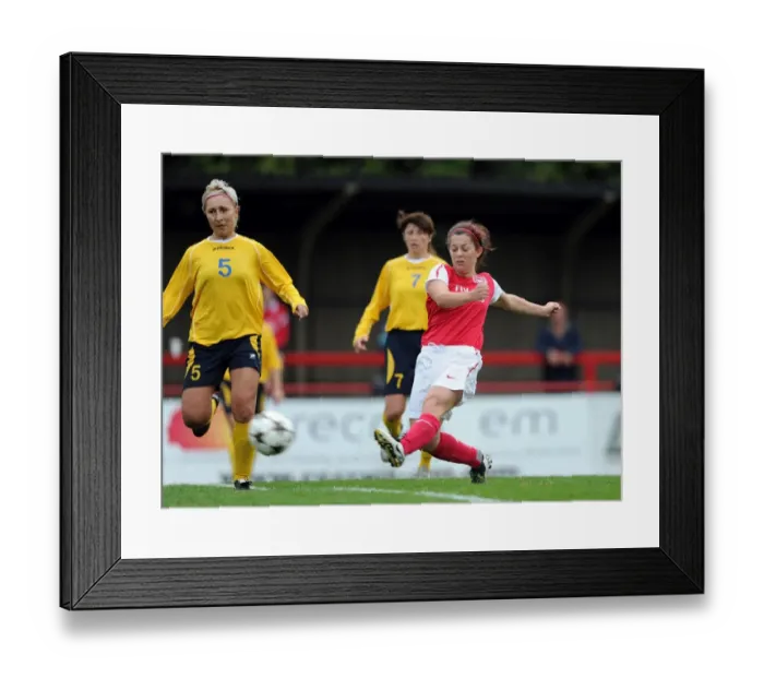 Framed Print : Bianca Bragg (Arsenal). Arsenal Ladies 6: 0 Bobruichanka. Womeans UEFA Champions League Framed Print : Bianca Bragg (Arsenal). Arsenal Ladies 6: 0 Bobruichanka. Womeans UEFA Champions League