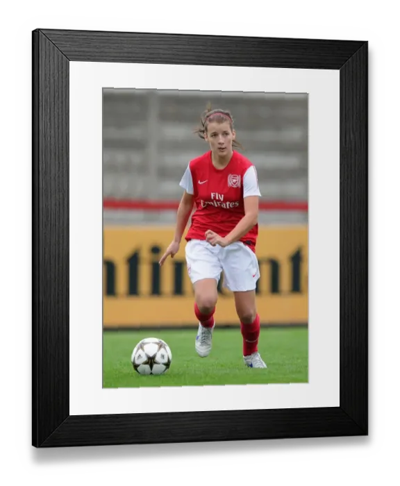 Framed Print : Angharad James (Arsenal). Arsenal Ladies 6: 0 Bobruichanka. Womeans UEFA Champions League Framed Print : Angharad James (Arsenal). Arsenal Ladies 6: 0 Bobruichanka. Womeans UEFA Champions League