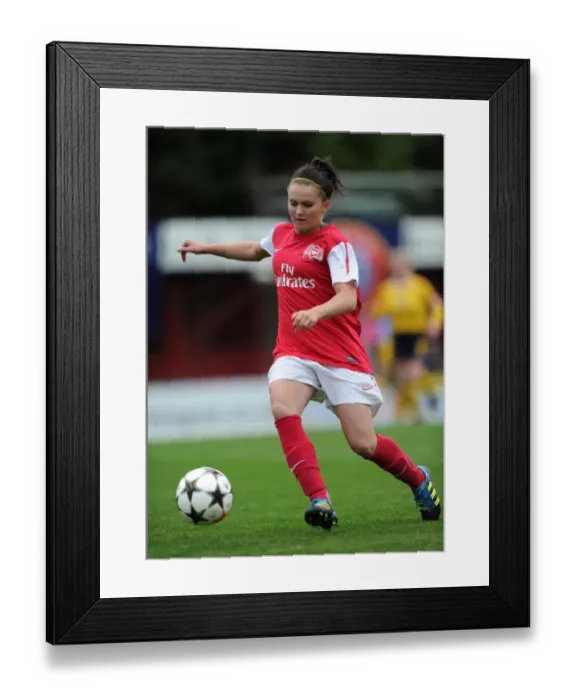 Framed Print : Arsenal's Melissa Lawley Scores in 6-0 UEFA Champions League Victory Framed Print : Arsenal's Melissa Lawley Scores in 6-0 UEFA Champions League Victory