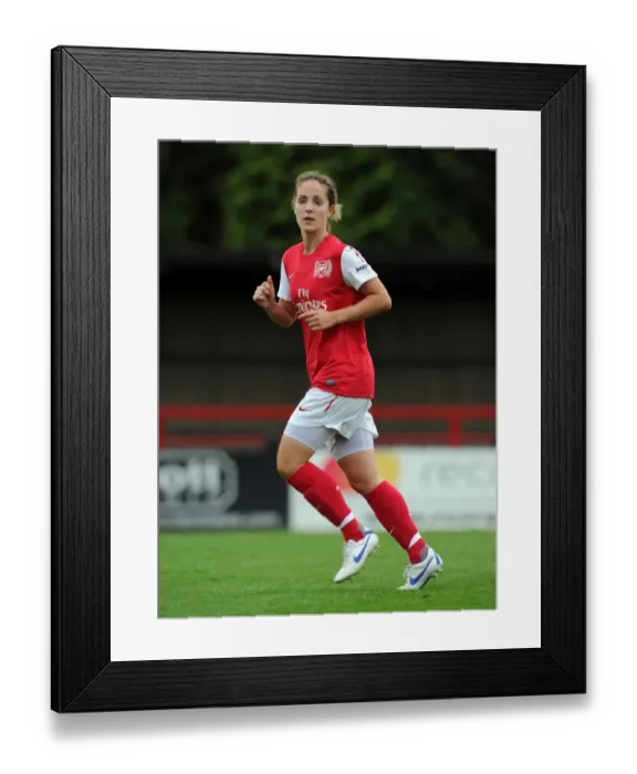 Framed Print : Yvonne Tracy (Arsenal). Arsenal Ladies 6: 0 Bobruichanka. Womeans UEFA Champions League