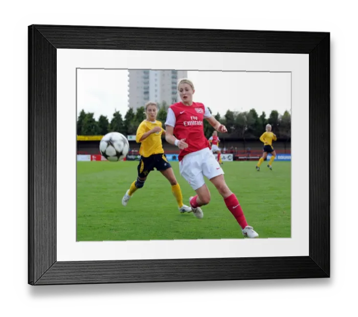 Framed Print : Ellen White (Arsenal). Arsenal Ladies 6: 0 Bobruichanka. Womeans UEFA Champions League Framed Print : Ellen White (Arsenal). Arsenal Ladies 6: 0 Bobruichanka. Womeans UEFA Champions League