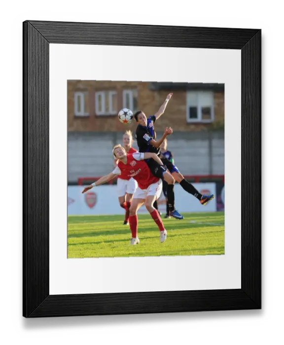 Framed Print : Ellen White's Five-Goal Blitz: Arsenal Women's UEFA Champions League Victory over Rayo Vallecano (9 / 11 / 11)
