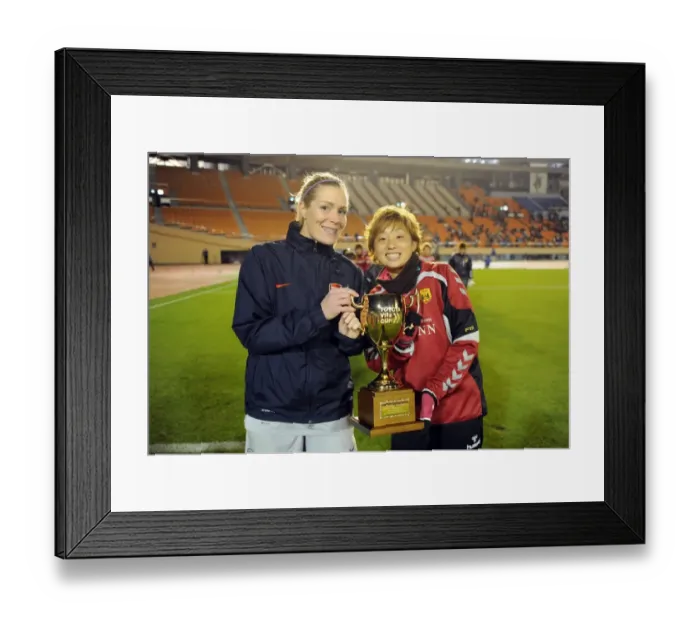 Framed Print : Emma Byrne's Brilliant Performance in Charity Match: Arsenal Ladies Tie 1-1 with INAC Kobe at Nishigaoka Stadium, Tokyo Framed Print : Emma Byrne's Brilliant Performance in Charity Match: Arsenal Ladies Tie 1-1 with INAC Kobe at Nishigaoka Stadium, Tokyo