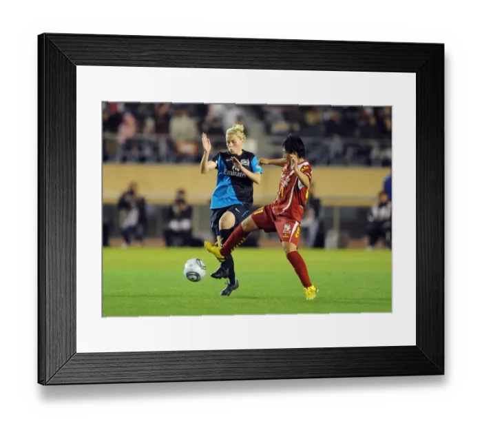 Framed Print : Flaherty vs. Takase: A Draw at Nishigaoka Stadium - INAC Kobe vs. Arsenal Ladies Charity Match Framed Print : Flaherty vs. Takase: A Draw at Nishigaoka Stadium - INAC Kobe vs. Arsenal Ladies Charity Match