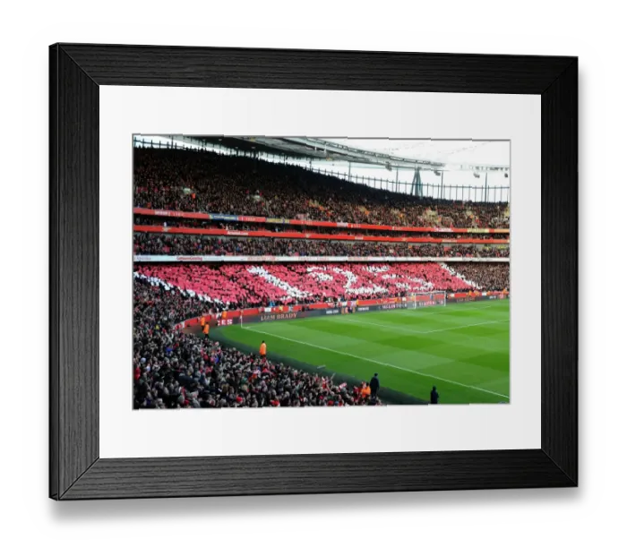 Framed Print : Arsenal's 125th Anniversary Celebration: Arsenal vs. Everton, Premier League, 2011