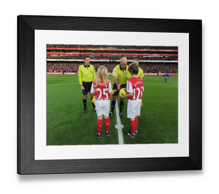 Framed Print : The Great Great Grandchildren's Pre-Match Experience: Arsenal vs Everton, Premier League, 2011 Framed Print : The Great Great Grandchildren's Pre-Match Experience: Arsenal vs Everton, Premier League, 2011