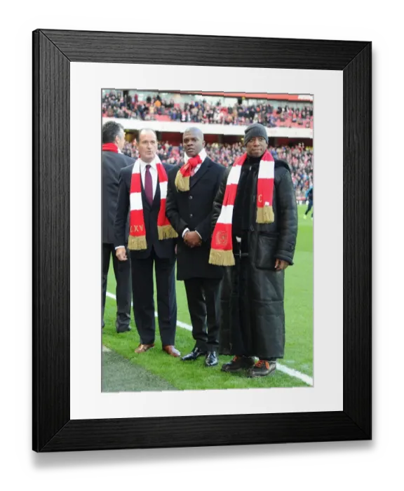 Framed Print : Arsenal Legends Reunited: George Graham, Paul Davis, and Ian Wright at Arsenal vs. Everton (2011-12) Framed Print : Arsenal Legends Reunited: George Graham, Paul Davis, and Ian Wright at Arsenal vs. Everton (2011-12)