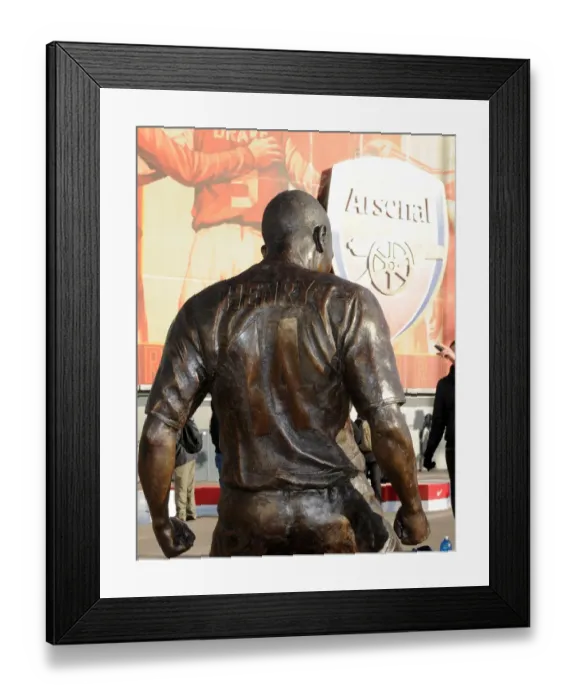 Framed Print : Thierry Henry Tribute: Arsenal vs. Everton, Premier League, Emirates Stadium, London, 2011 Framed Print : Thierry Henry Tribute: Arsenal vs. Everton, Premier League, Emirates Stadium, London, 2011