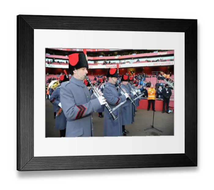 Framed Print : Military Tribute at Arsenal vs. Everton Premier League Match, 2011 Framed Print : Military Tribute at Arsenal vs. Everton Premier League Match, 2011