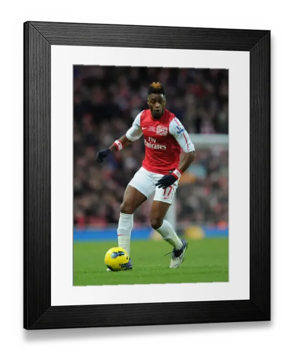 Framed Print : Alex Song in Action: Arsenal vs Everton, Premier League 2011-12 Framed Print : Alex Song in Action: Arsenal vs Everton, Premier League 2011-12