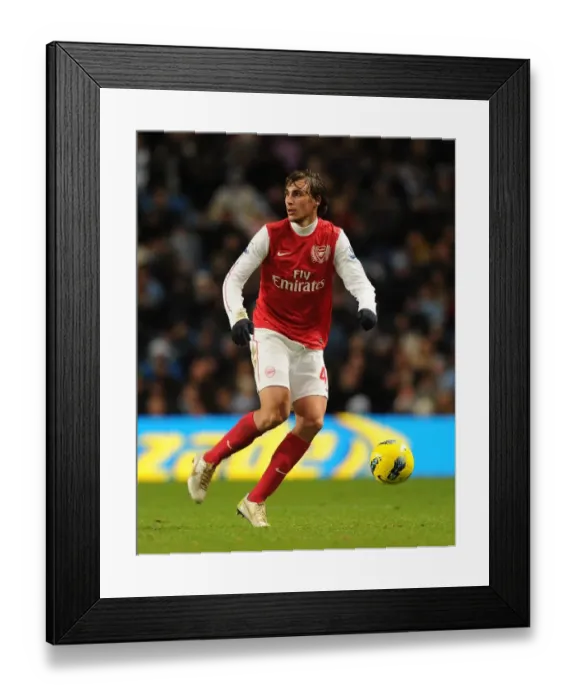 Framed Print : Ignasi Miquel: In Action Against Manchester City, Premier League 2011-12 Framed Print : Ignasi Miquel: In Action Against Manchester City, Premier League 2011-12