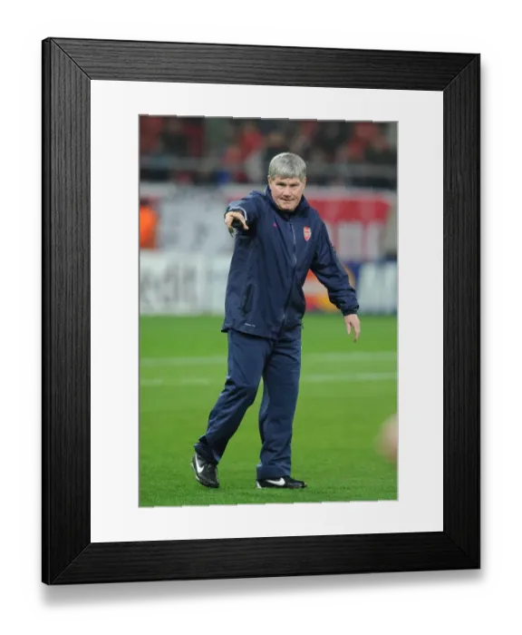Framed Print : Pat Rice: Arsenal's Steadfast Assistant Ahead of Olympiacos Showdown (UEFA Champions League 2011-12) Framed Print : Pat Rice: Arsenal's Steadfast Assistant Ahead of Olympiacos Showdown (UEFA Champions League 2011-12)