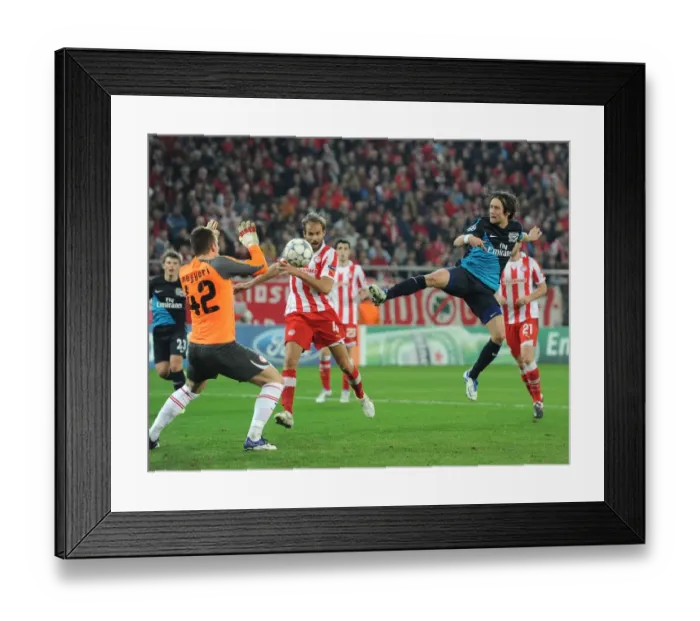 Framed Print : Rosicky's Leap Saved by Megyeri: Olympiacos vs Arsenal, UEFA Champions League, 2011 Framed Print : Rosicky's Leap Saved by Megyeri: Olympiacos vs Arsenal, UEFA Champions League, 2011