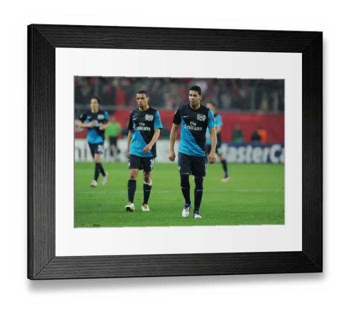 Framed Print : Andre Santos in Action: Olympiacos vs. Arsenal, UEFA Champions League, 2011 Framed Print : Andre Santos in Action: Olympiacos vs. Arsenal, UEFA Champions League, 2011