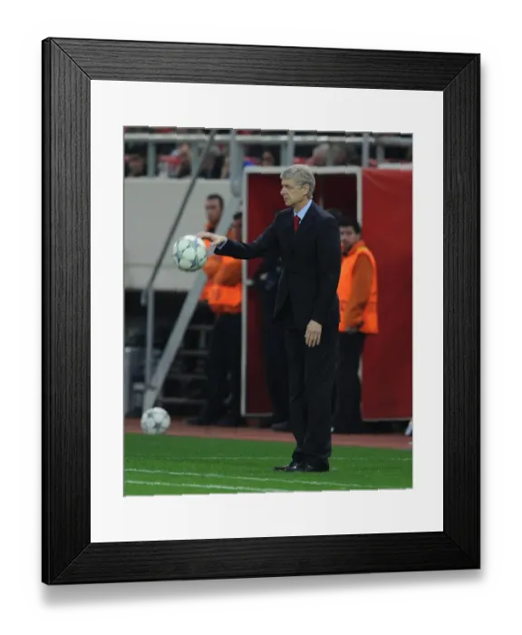 Framed Print : Arsene Wenger Leads Arsenal Against Olympiacos in UEFA Champions League (December 2011) Framed Print : Arsene Wenger Leads Arsenal Against Olympiacos in UEFA Champions League (December 2011)