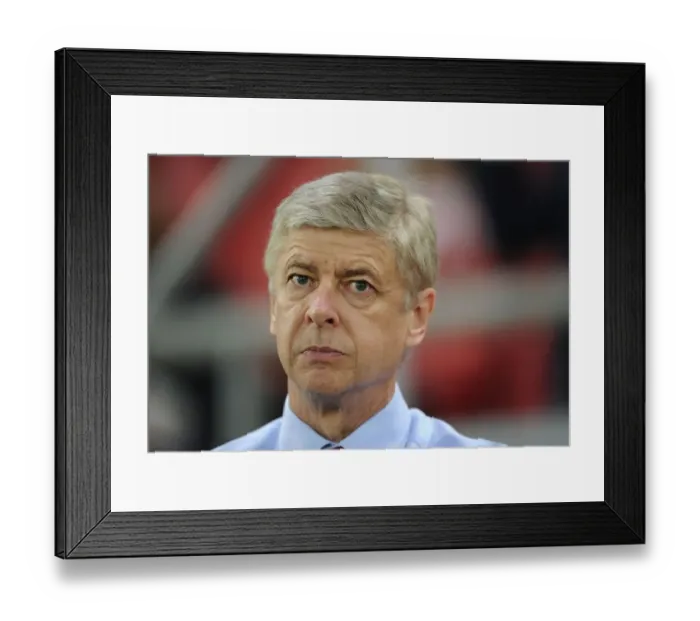 Framed Print : Arsene Wenger: Arsenal Manager at Olympiacos v Arsenal, UEFA Champions League (December 2011) Framed Print : Arsene Wenger: Arsenal Manager at Olympiacos v Arsenal, UEFA Champions League (December 2011)