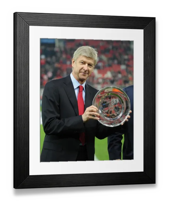 Framed Print : Arsene Wenger Honored with UEFA Award Before Olympiacos vs. Arsenal in 2011-12 Champions League Framed Print : Arsene Wenger Honored with UEFA Award Before Olympiacos vs. Arsenal in 2011-12 Champions League