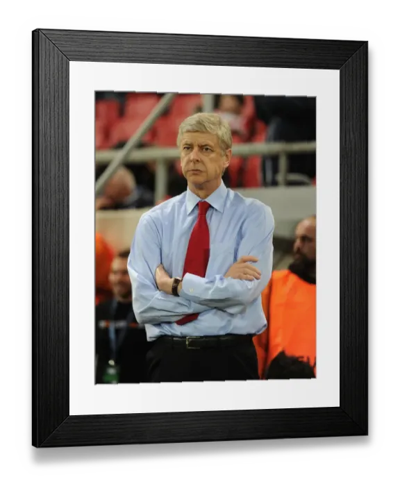 Framed Print : Arsene Wenger and Arsenal Face Olympiacos in UEFA Champions League Clash (December 2011, Athens, Greece) Framed Print : Arsene Wenger and Arsenal Face Olympiacos in UEFA Champions League Clash (December 2011, Athens, Greece)