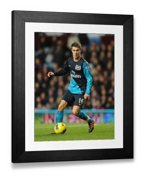 Framed Print : Aaron Ramsey in Action: Aston Villa vs. Arsenal, Premier League 2011-12 Framed Print : Aaron Ramsey in Action: Aston Villa vs. Arsenal, Premier League 2011-12