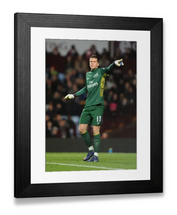 Framed Print : Wojciech Szczesny: Arsenal's Unyielding Guardian at Aston Villa (2011-12)