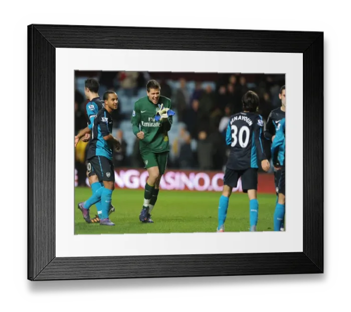 Framed Print : Arsenal Celebrate Yossi Benayoun's Goal: Aston Villa vs Arsenal, Premier League 2011-12 Framed Print : Arsenal Celebrate Yossi Benayoun's Goal: Aston Villa vs Arsenal, Premier League 2011-12