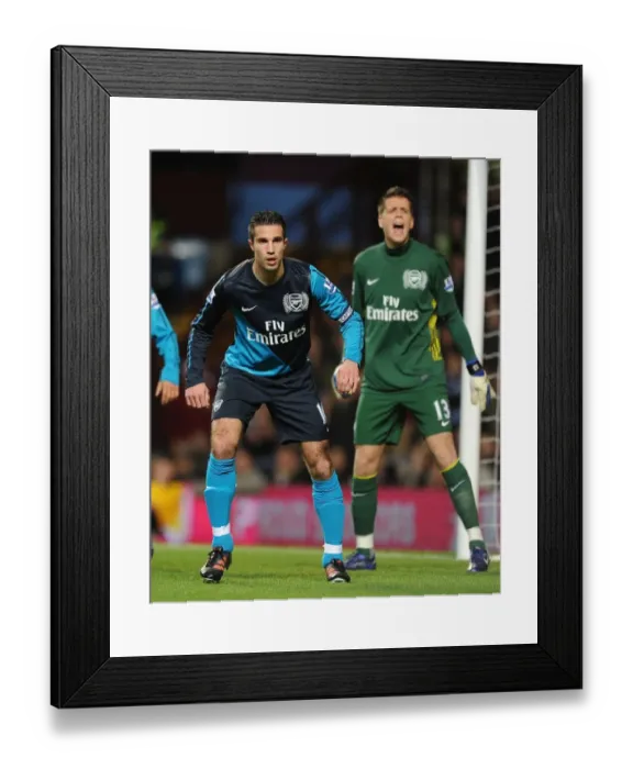 Framed Print : Robin van Persie in Action: Aston Villa vs. Arsenal, Premier League 2011-12 Framed Print : Robin van Persie in Action: Aston Villa vs. Arsenal, Premier League 2011-12